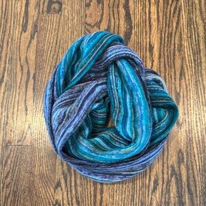 Saks Fifth Avenue Multicolor Striped Scarf